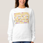 emoji womens sweatshirt (Voorkant)