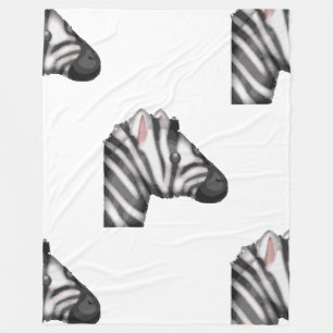 emoji zebra deken