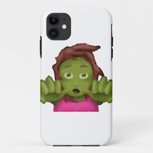 emoji zombie Case-Mate iPhone case (Achterkant)