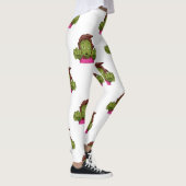 emoji zombie femme leggings (Droite)