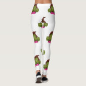 emoji zombie femme leggings (Dos)