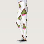 emoji zombie femme leggings (Gauche)
