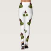 emoji zombie homme leggings (Dos)