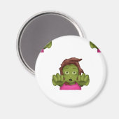 emoji zombie magneet (Voorkant / Achterkant)
