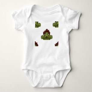 emoji zombie man romper