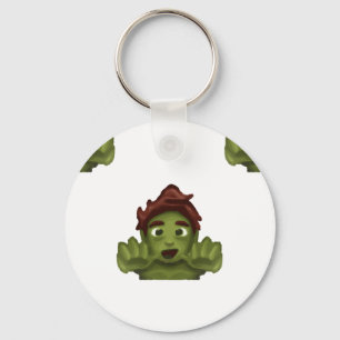 emoji zombie man sleutelhanger