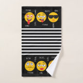 Emojis amusant (Serviette à main)