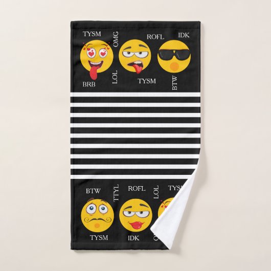 Emojis amusant (Serviette à main)