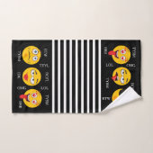 Emojis amusant (Serviette à main)