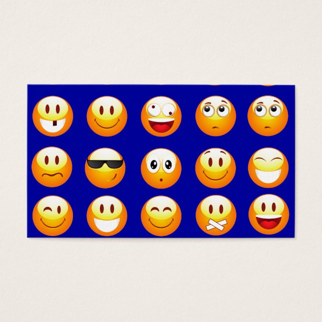 emojis bleu foncé (Devant)