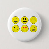 "Emojis"-Button Ronde Button 5,7 Cm (Voorkant)