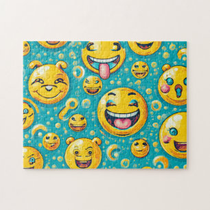 Emoji's Easy Brain Art Puzzels Foto Puzzels Intern