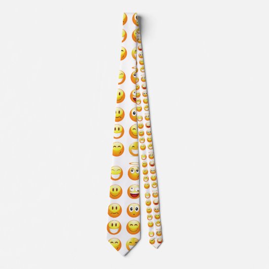 emojis mens necktie homme cravate (Devant)