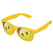 Emojo Face Party Emoticon Yellow Rave