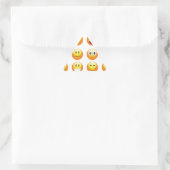 emojus driehoek sticker (Tas)