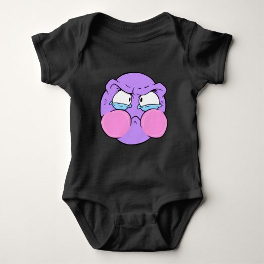 Emote Face Baby Bodysuit (Voorkant)