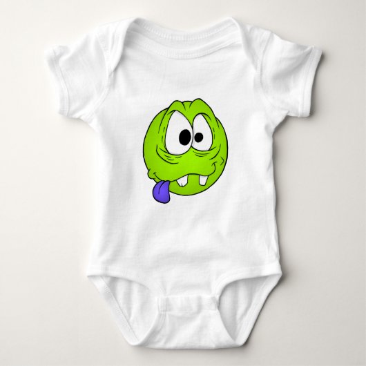 Emote Face Baby Bodysuit (Voorkant)