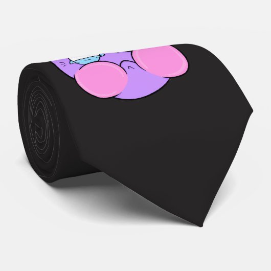 Emote Face Stropdas (Opgerold)