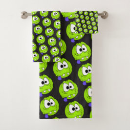 Emote Face Towel Set Bad Handdoek