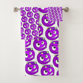 Emote Face Towel Set Bad Handdoek