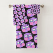 Emote Face Towel Set Bad Handdoek (Insitu)