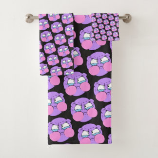 Emote Face Towel Set Bad Handdoek