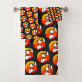 Emote Face Towel Set Bad Handdoek
