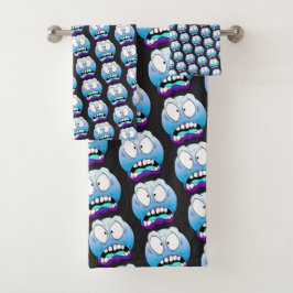 Emote Face Towel Set Bad Handdoek