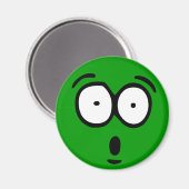 Emoticon  Achtergrond Magnet Magneet (Voorkant / Achterkant)
