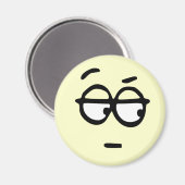 Emoticon  Achtergrond Magnet Magneet (Voorkant / Achterkant)
