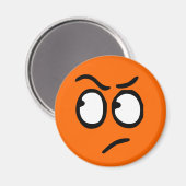Emoticon  Achtergrond Magnet Magneet (Voorkant / Achterkant)