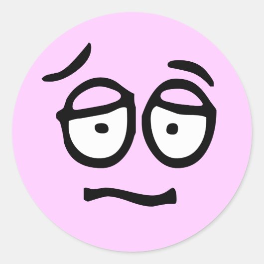 Emoticon  Achtergrond Sticker (Voorkant)