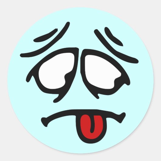 Emoticon  Achtergrond Sticker (Voorkant)
