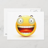 Emoticon Briefkaart (Voorkant / Achterkant)