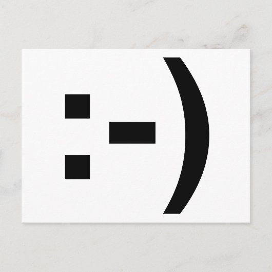 Emoticon Briefkaart (Voorkant)