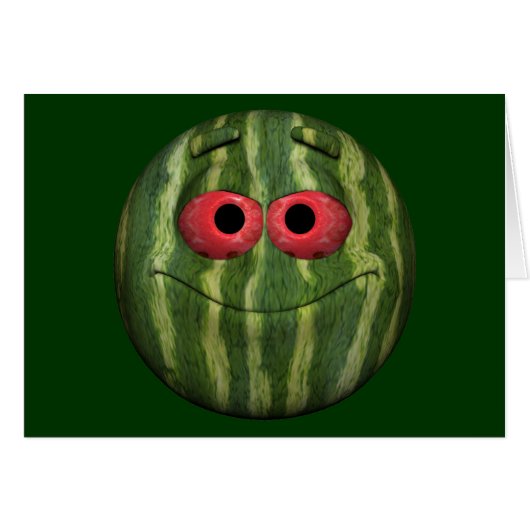 Emoticon de pastèque (Devant horizontal)