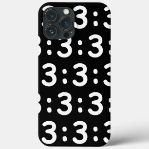 Emoticon face chat : 3 coque iphone Coque-maté