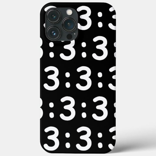 Emoticon face chat : 3 coque iphone Coque-maté (Verso)