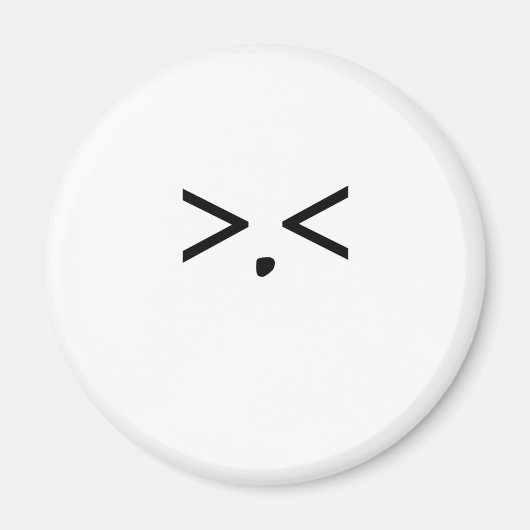 Emoticon: Frustratie Magneet (Voorkant)