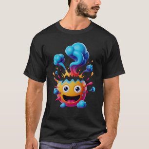 Emoticon Geschokte Gezicht Exploderend Hoofd Overw T-shirt