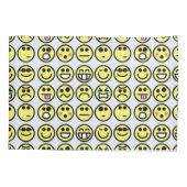 emoticon happy face kussensloop kussen hoesje (Achterkant)
