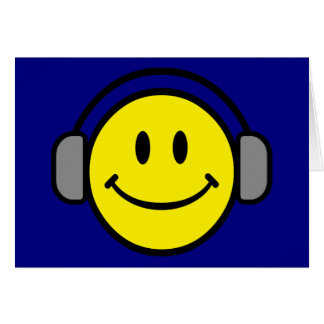 Emoticon met hoofdtelefoon