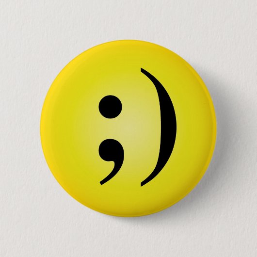 Emoticon Ronde Button 5,7 Cm (Voorkant)