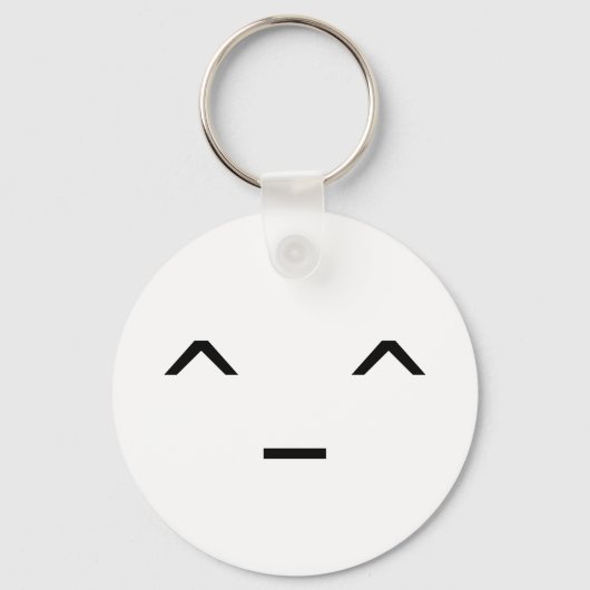 ^_^ Emoticon Sleutelhanger (Voorkant)