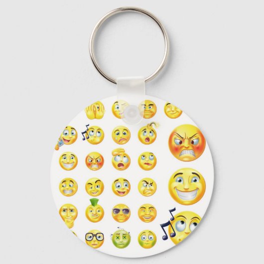 Emoticons Sleutelhanger (Voorkant)