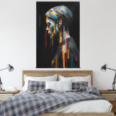Emoties voor verwarming - Abstracte Art Print (Insitu (Slaapkamer))