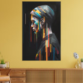 Emoties voor verwarming - Abstracte Art Print (Insitu (Woonkamer))
