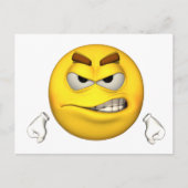 Emotion Guy - Carte postale en colère (Devant)