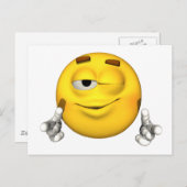 Emotion Guy - Carte postale Wink (Devant / Derrière)