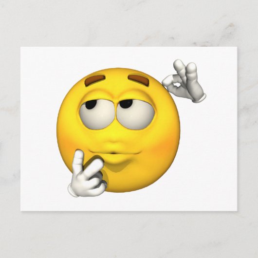 Emotion Guy - Dinking Briefkaart (Voorkant)